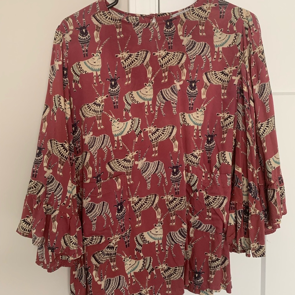 Animal Print Blouse